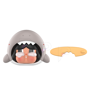 POP MART CRYBABY Cry Me an Ocean - The Shark individual figure on white