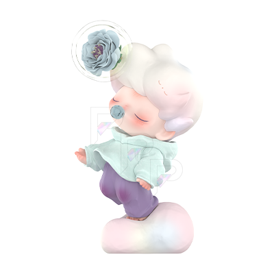 POP MART DIMOO Moments in Bloom - A Breath of Blossoms individual figure on white