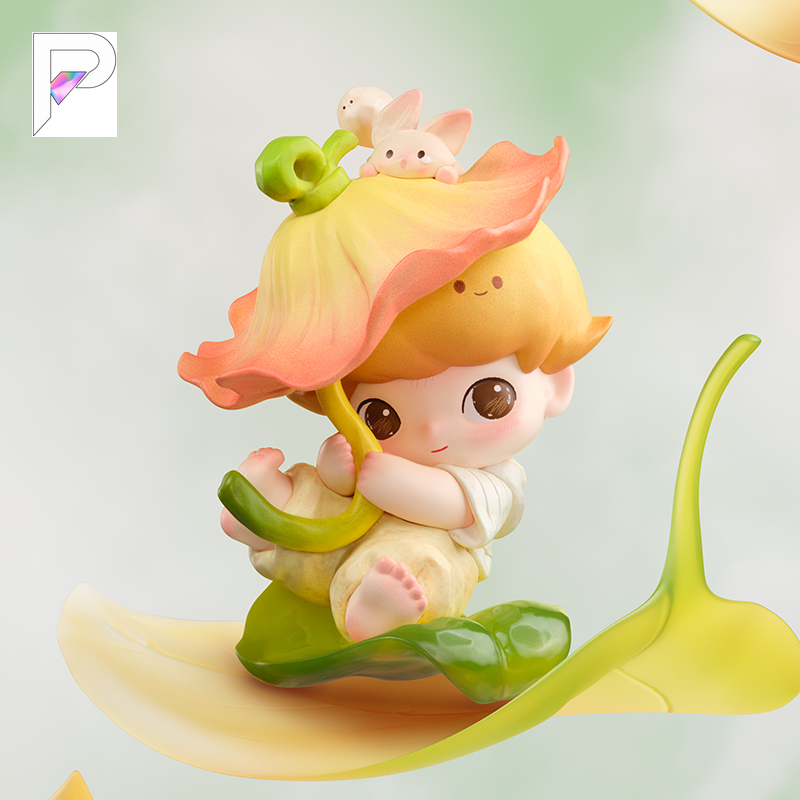 POP MART DIMOO Moments in Bloom Caught by Spring, official styled product detail image with PAKRA logo