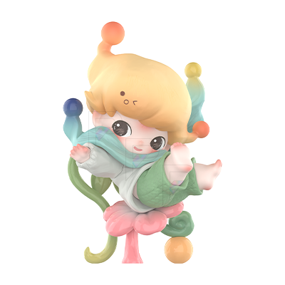 POP MART DIMOO Moments in Bloom - Falling into Flowers individual figure on white