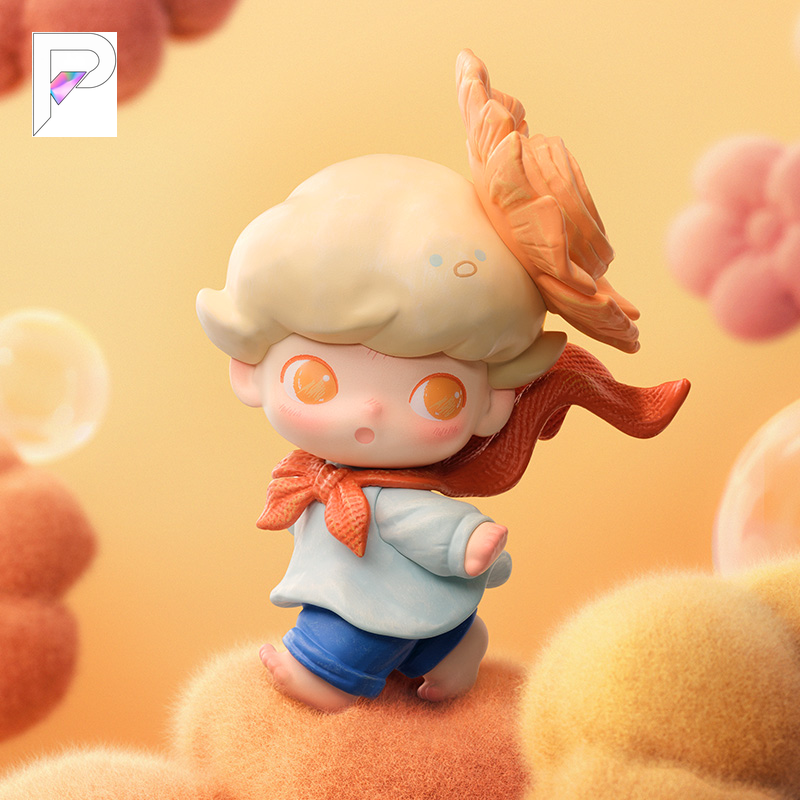 POP MART DIMOO Moments in Bloom Spring Overhead, official styled product detail image with PAKRA logo