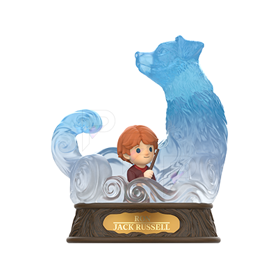 POP MART Harry Potter Patronus - Ron with Jack Russell selected named character-and-Patronus design on white