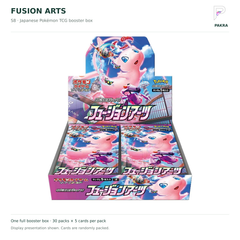 Fusion Arts S8 Japanese booster box on white with current PAKRA logo
