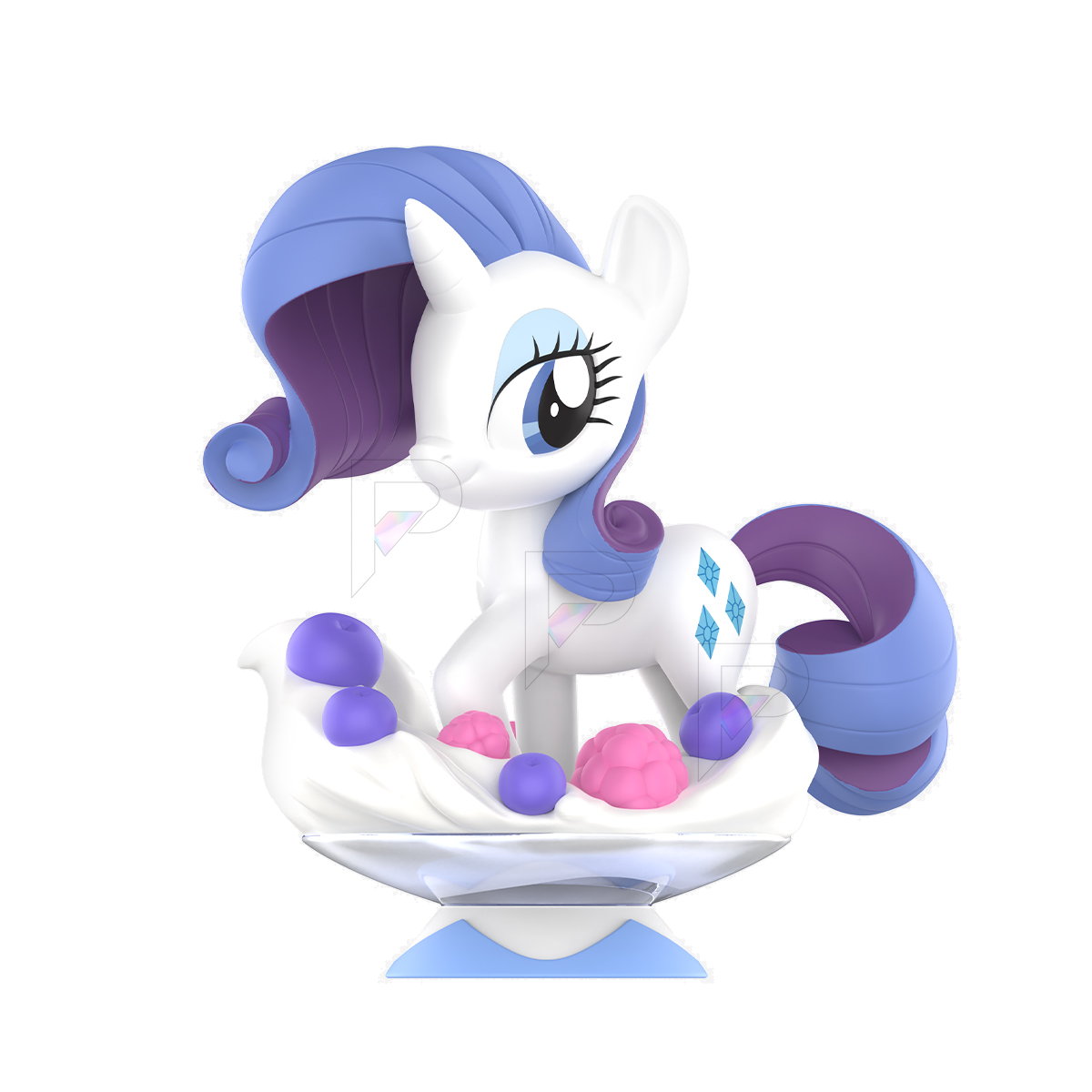 POP MART My Little Pony Leisure Afternoon - Rarity - Berry Cream Salad selected selected character design on white