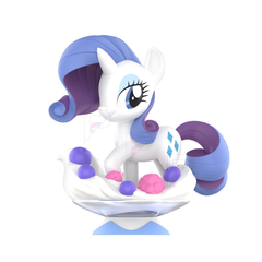 POP MART My Little Pony Leisure Afternoon - Rarity - Berry Cream Salad selected selected character design on white