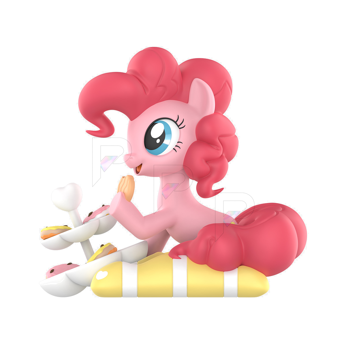 POP MART My Little Pony Leisure Afternoon - Pinkie Pie - Cookie Dessert Shelves selected selected character design on white