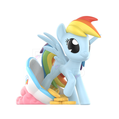 POP MART My Little Pony Leisure Afternoon - Rainbow Dash - Butter Cookies selected selected character design on white