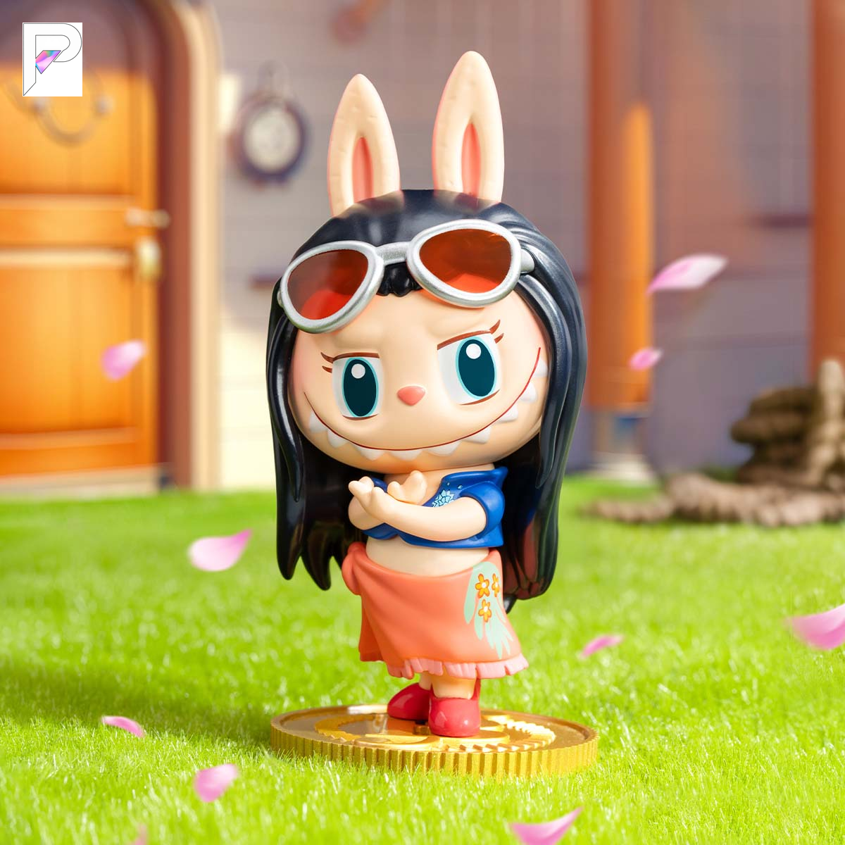 THE MONSTERS × One Piece Nico Robin, official styled product detail image with PAKRA logo