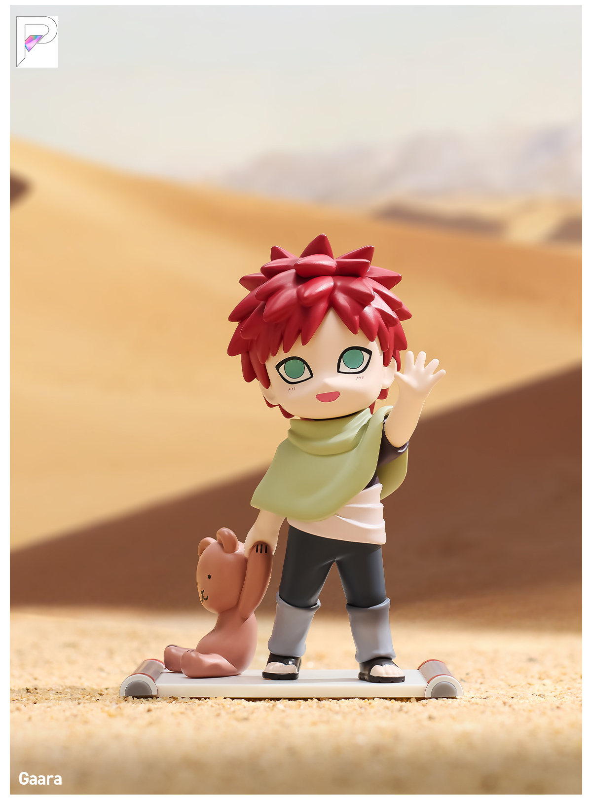 NARUTO SHIPPUDEN Childhood Gaara, official styled product detail image with PAKRA logo
