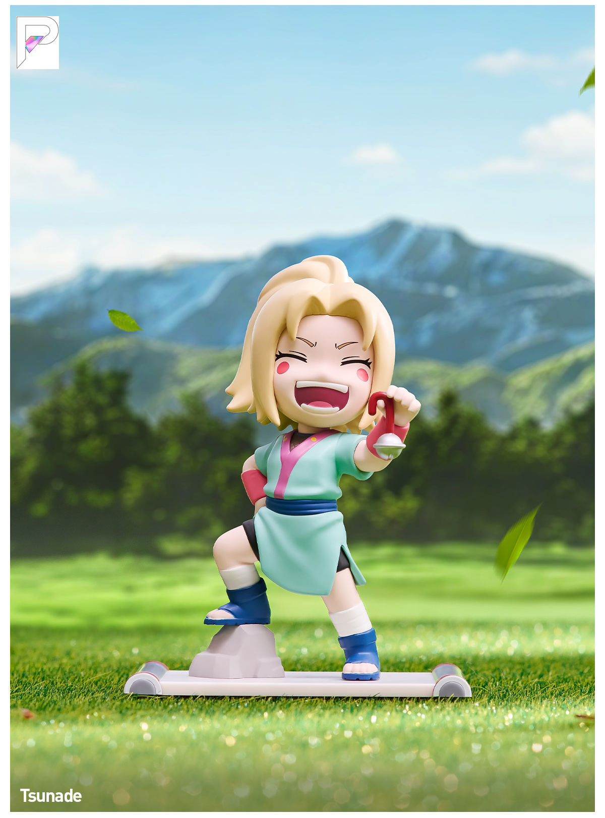 NARUTO SHIPPUDEN Childhood Tsunade, official styled product detail image with PAKRA logo
