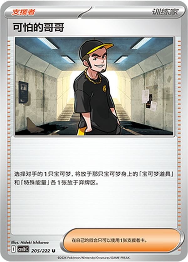 Ruffian CSV10C-205/222 U — Simplified Chinese Pokémon card