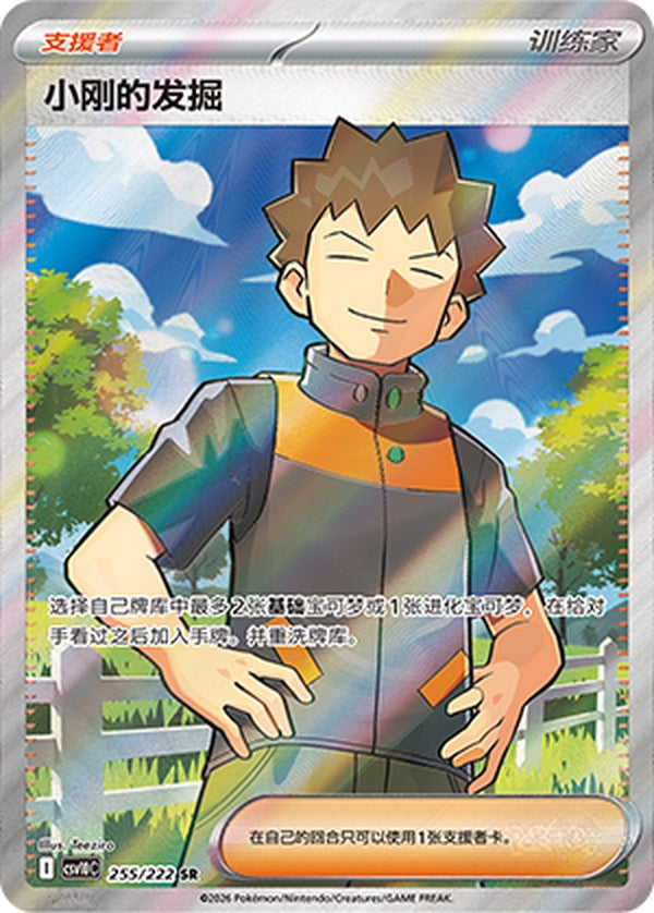 Brock's Scouting CSV10C-255/222 SR — Simplified Chinese Pokémon card