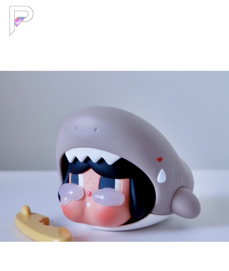 POP MART CRYBABY Cry Me an Ocean - The Shark, supplemental product detail photograph with PAKRA logo