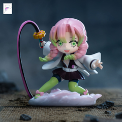 POP MART Demon Slayer Kimetsu no Yaiba Battle - Mitsuri Kanroji, official styled product detail image with PAKRA logo