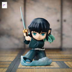 POP MART Demon Slayer Kimetsu no Yaiba Battle - Muichiro Tokito, official styled product detail image with PAKRA logo