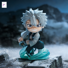 POP MART Demon Slayer Kimetsu no Yaiba Battle - Sanemi Shinazugawa, official styled product detail image with PAKRA logo
