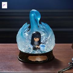 POP MART Harry Potter Patronus - Cho with Swan, official styled product detail image with PAKRA logo