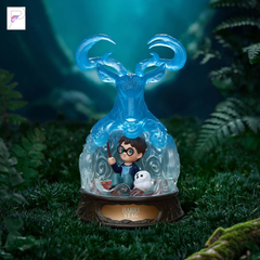 POP MART Harry Potter Patronus - Harry with Stag, official styled product detail image with PAKRA logo