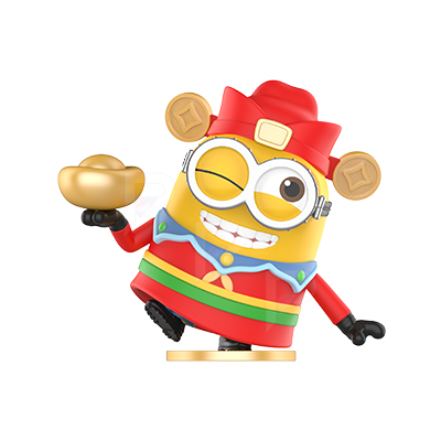 POP MART Minions Bello World - Good Fortune Bob selected character figure