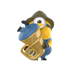 POP MART Minions Bello World - Oktoberfest Stuart selected character figure
