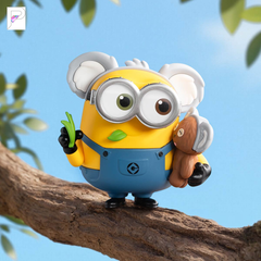 POP MART Minions Bello World - Outback Bob, official styled product detail image with PAKRA logo