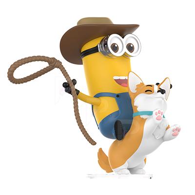 POP MART Minions Bello World - Ride’em Cowboy Kevin selected character figure