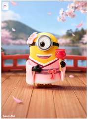 POP MART Minions Bello World - Sakura Mel, official product detail image with PAKRA logo