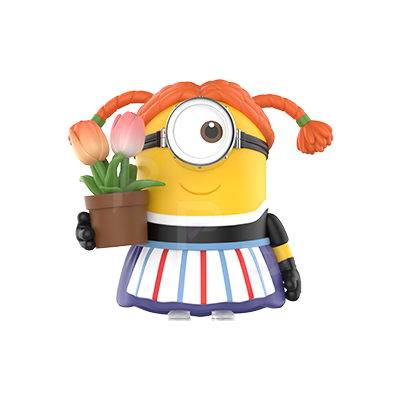 POP MART Minions Bello World - Tulip Picking Carl selected character figure
