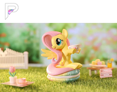 POP MART My Little Pony Leisure Afternoon - Fluttershy - Colorful Macarons, product detail photograph with PAKRA logo