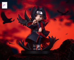 POP MART Naruto Shippuden Battle Against Akatsuki - Itachi Uchiha, official product detail image with PAKRA logo