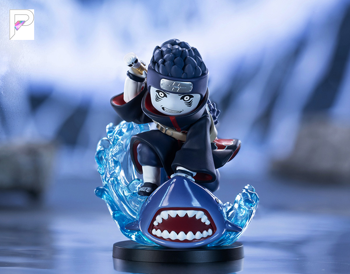 POP MART Naruto Shippuden Battle Against Akatsuki - Kisame Hoshigaki, official product detail image with PAKRA logo