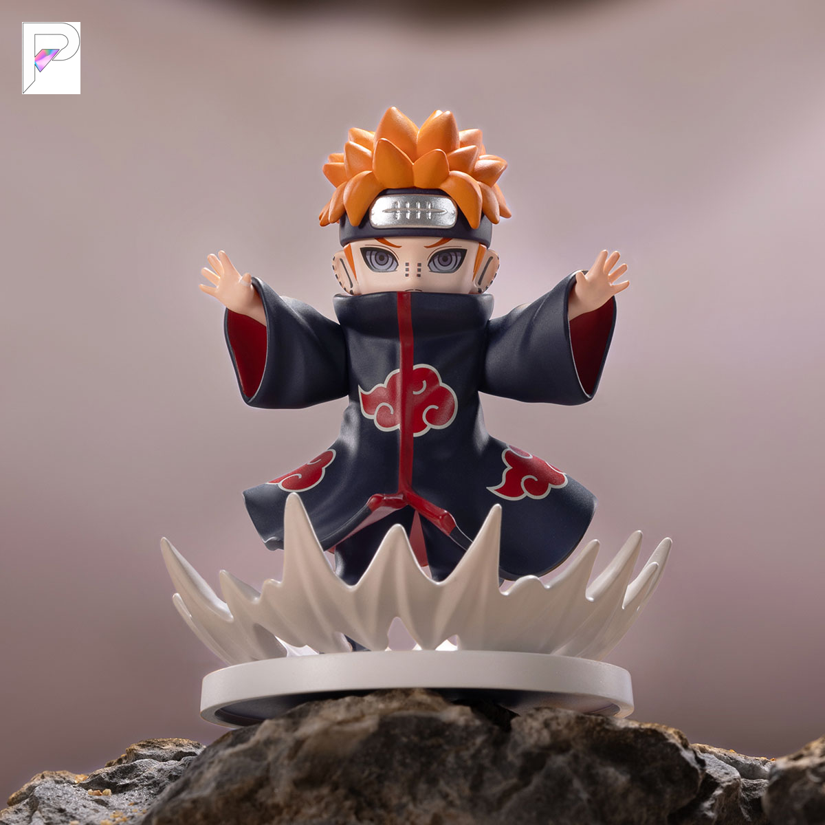 POP MART Naruto Shippuden Battle Against Akatsuki - Pain, official styled product detail image with PAKRA logo