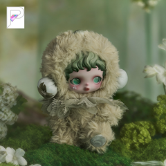 POP MART SKULLPANDA L'impressionnisme - Pond Plush Pendant, official styled product detail image with PAKRA logo
