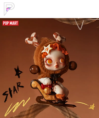 POP MART SKULLPANDA Tell Me What You Want - Fun Ride, official product detail image with PAKRA logo
