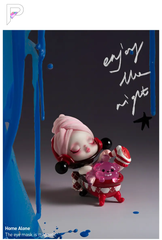 POP MART SKULLPANDA Tell Me What You Want - Home Alone, official product detail image with PAKRA logo