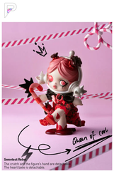 POP MART SKULLPANDA Tell Me What You Want - Sweetest Rebel, official product detail image with PAKRA logo