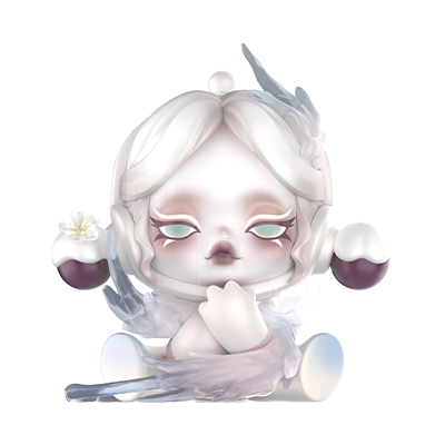 POP MART SKULLPANDA The Ink Plum Blossom - The Snow selected character figure