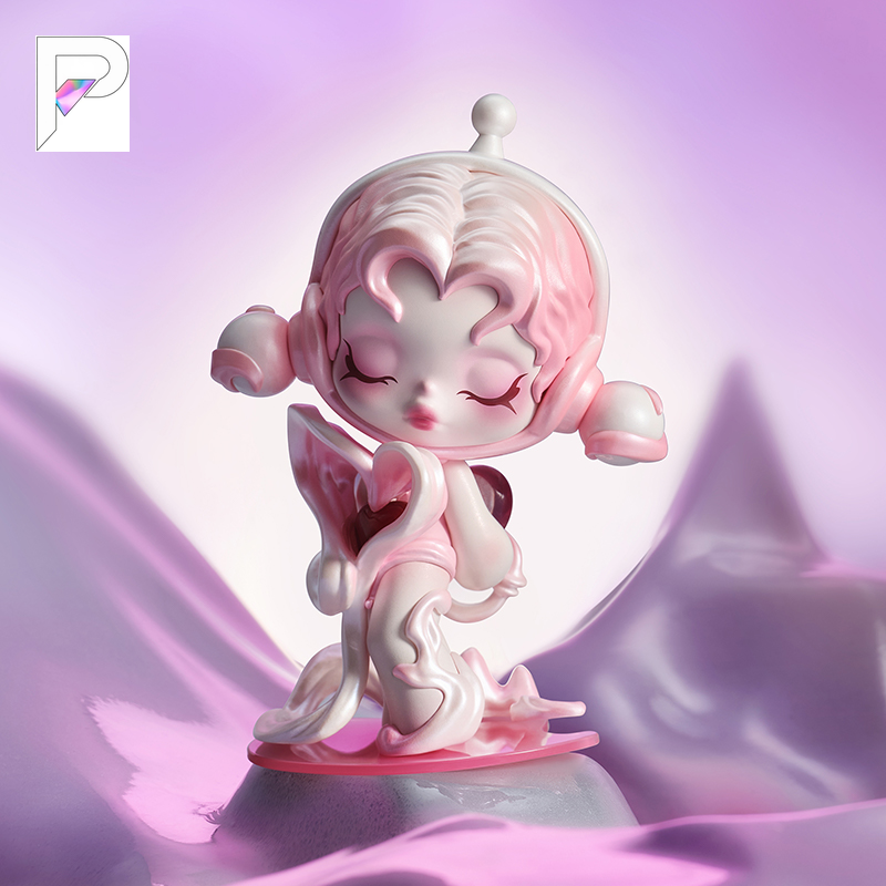 POP MART SKULLPANDA The Sound - The Trust, official styled product detail image with PAKRA logo