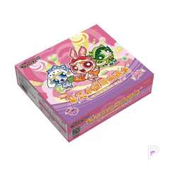 KAYOU The Powerpuff Girls Candy Pack Series 1 display box, Chinese edition, on white with the PAKRA logo