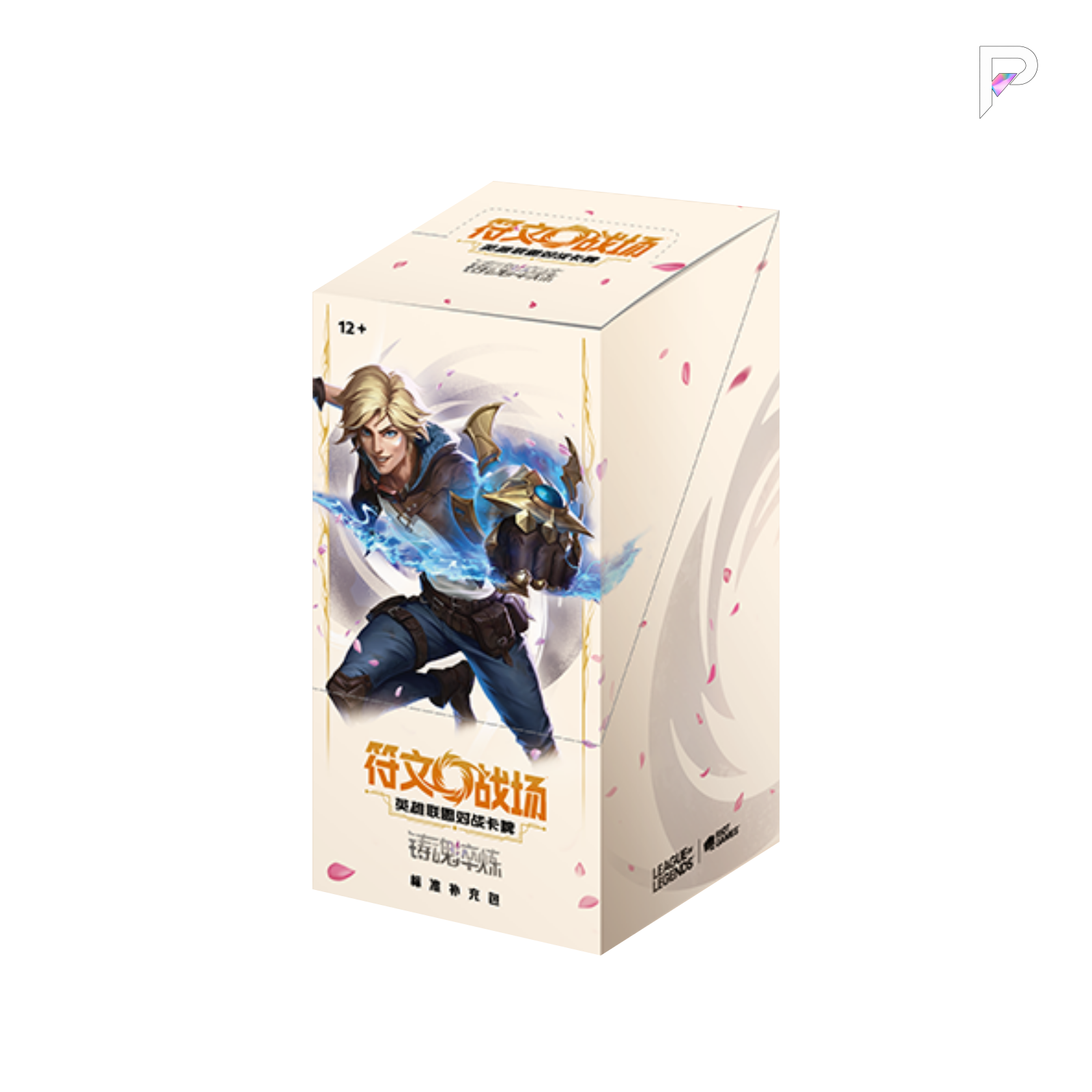 Riftbound Spiritforged Slim Booster Box - Simplified Chinese, one box of 24 packs, with PAKRA logo