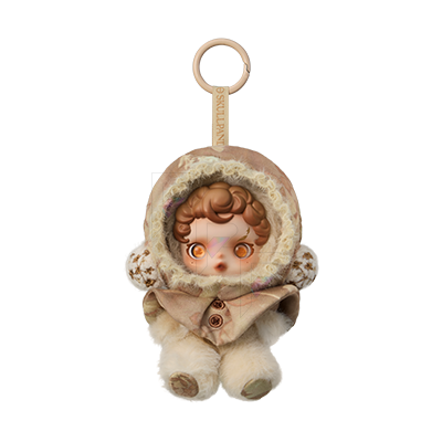 POP MART SKULLPANDA L'impressionnisme - Amber Plush Pendant selected plush doll pendant on white