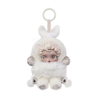 POP MART SKULLPANDA L'impressionnisme - Mist Plush Pendant selected plush doll pendant on white
