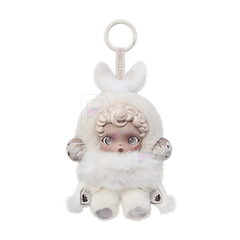 POP MART SKULLPANDA L'impressionnisme - Mist Plush Pendant selected plush doll pendant on white