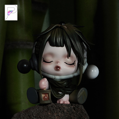 SKULLPANDA The Ink Plum Blossom The Bamboo, official styled product detail image with PAKRA logo