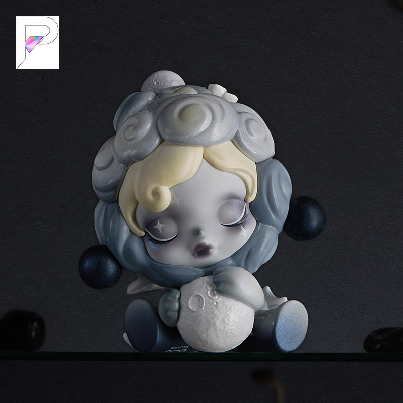 SKULLPANDA The Ink Plum Blossom The Moon, official styled product detail image with PAKRA logo
