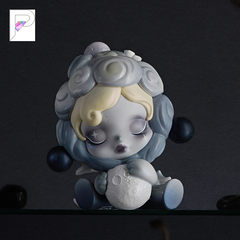 SKULLPANDA The Ink Plum Blossom The Moon, official styled product detail image with PAKRA logo