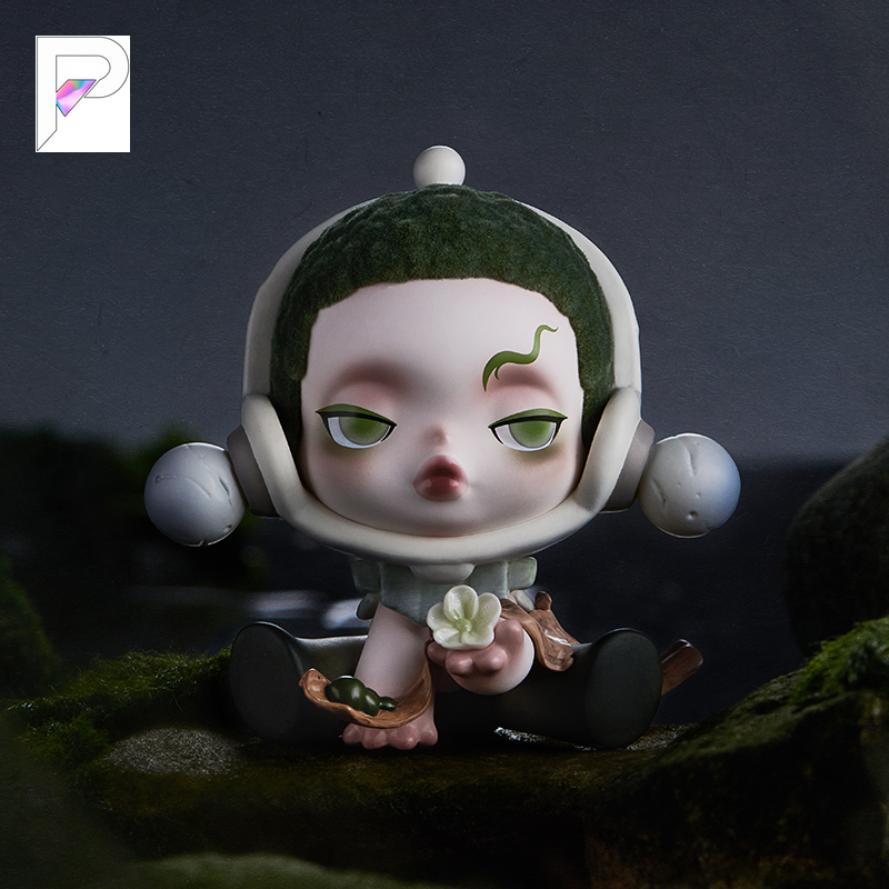 SKULLPANDA The Ink Plum Blossom The Moss, official styled product detail image with PAKRA logo