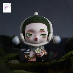 SKULLPANDA The Ink Plum Blossom The Moss, official styled product detail image with PAKRA logo