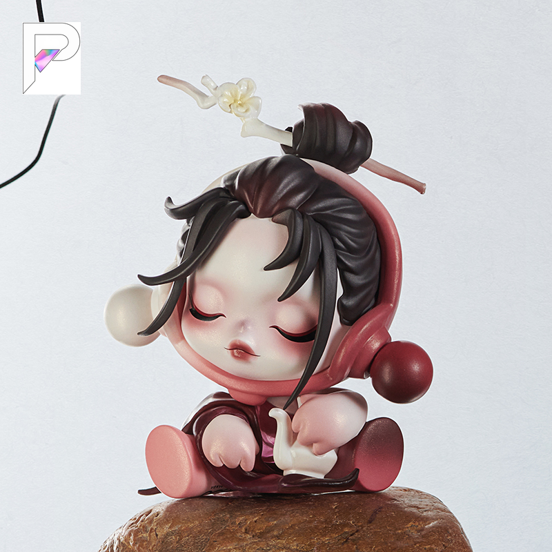 SKULLPANDA The Ink Plum Blossom The Scene, official styled product detail image with PAKRA logo
