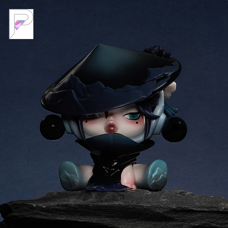 SKULLPANDA The Ink Plum Blossom The Valley, official styled product detail image with PAKRA logo